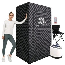 Portable Steam Sauna Tent 1200W   Full Body Home Spa with Chair