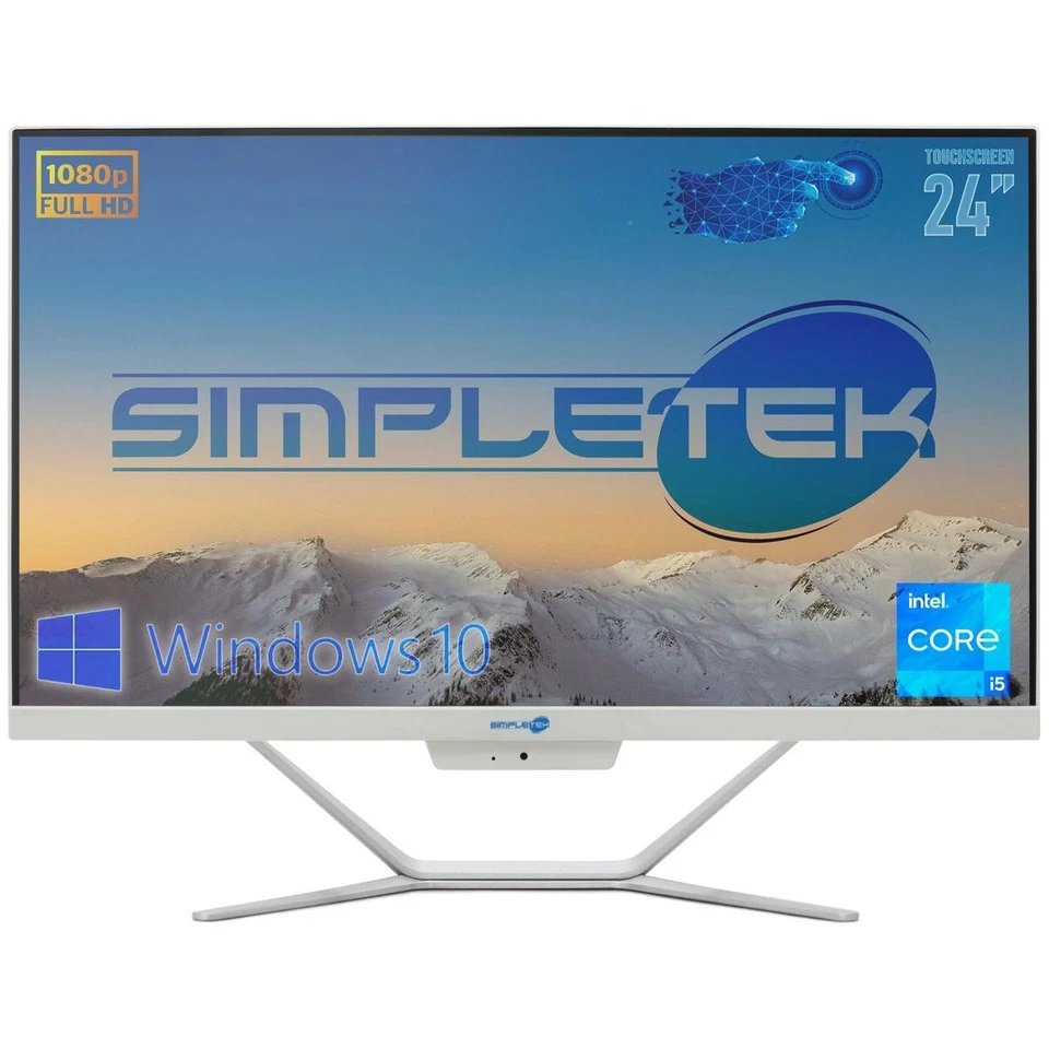 AIO All In One Touch Screen I5 24" 40GB 120GB HD Win 10 PC Computer Touchscreen - Image 3 of 4