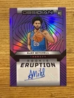 AJAY MITCHELL 2024-25 OBSIDIAN ROOKIE ERUPTION PURPLE FLOOD RC AUTO /49
