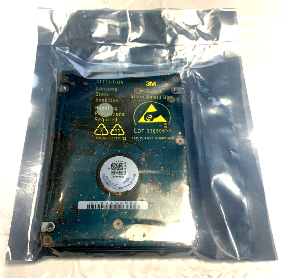 488410-001 HP 120GB SATA 2.5" GJ0120CAGSP 5.4k Hard Drive W/tray 468601-001 - Image 2 of 2