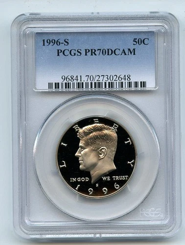 1996-S Kennedy Half Dollar Proof — photo from another recent sale