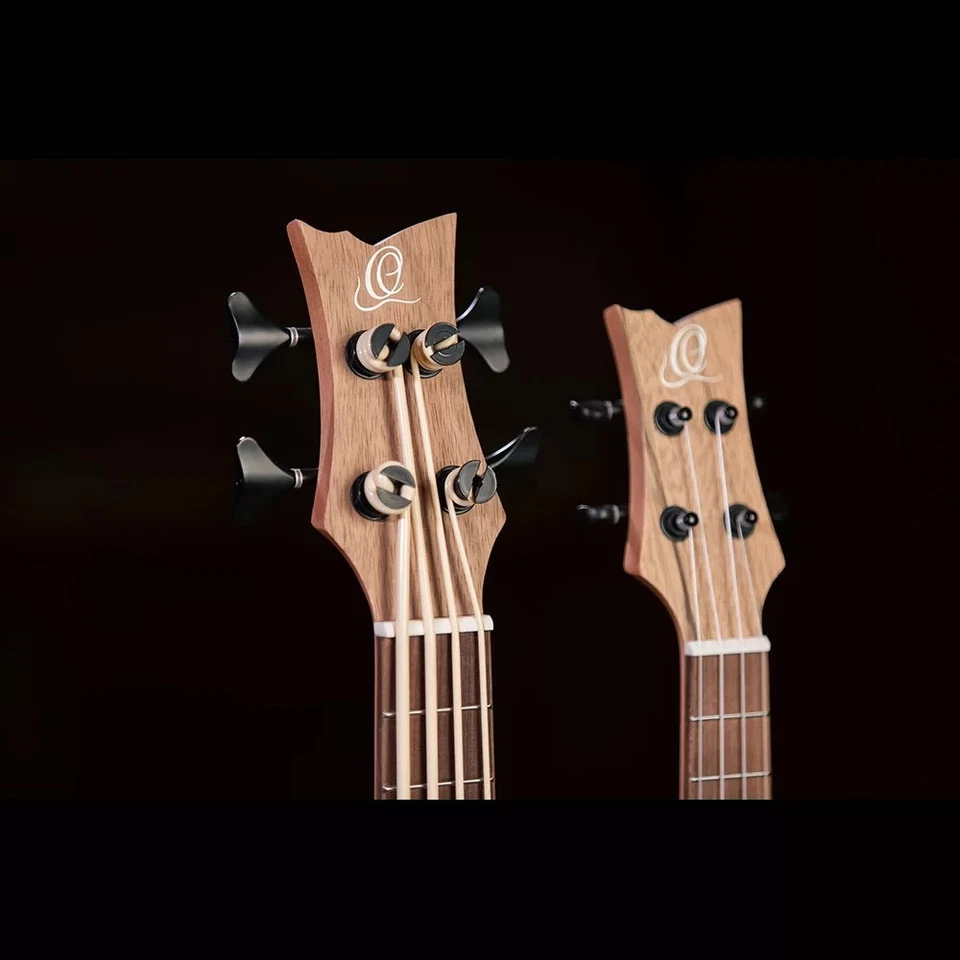 ORTEGA HYDRA Double Neck Tenor Ukulele, 4/8 Acoustic/Electric with Case - Image 2 of 4