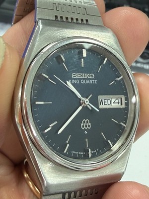 Seiko King Quartz 9923-7000 Black Vintage Japan