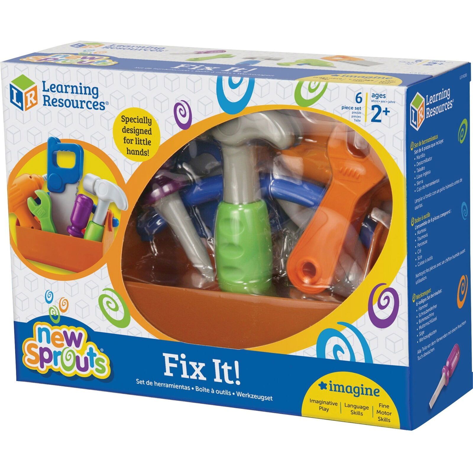 New Sprouts, LRNLER9230, Fix It Play Tool Set, 6 / Set