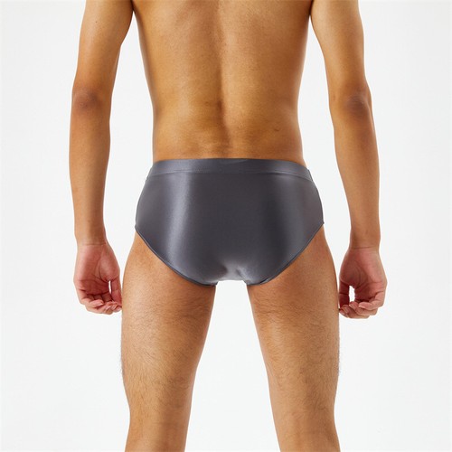 Men's Glossy Briefs Swimwear Panties Smooth Low Rise Bikini Thongs Underwear﹜ - Picture 13 of 33