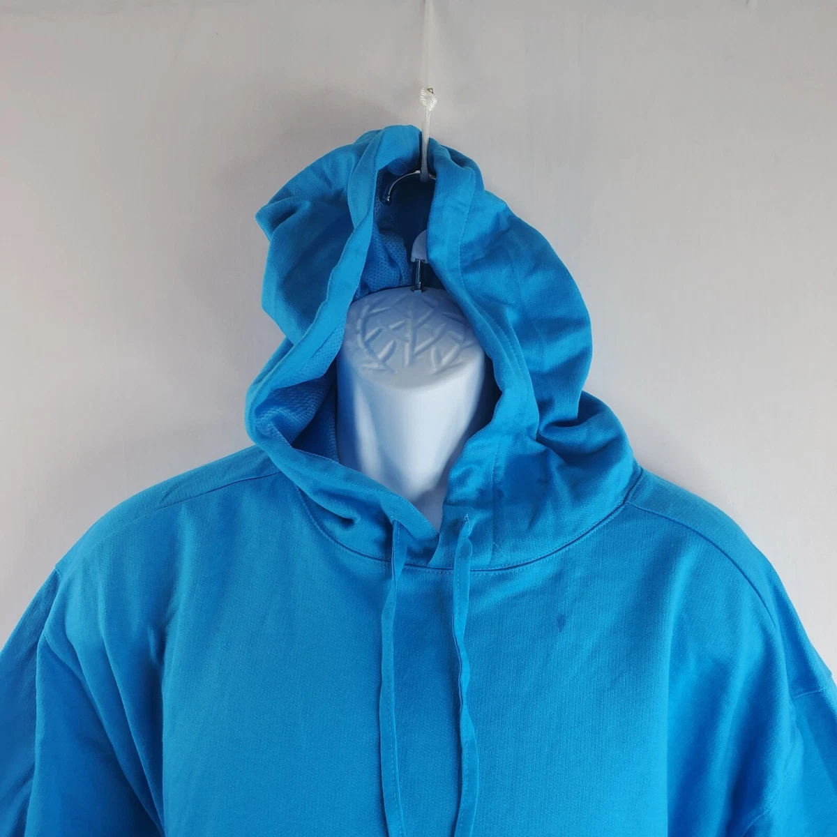 Trigema Womens Turquoise Blue Long Sleeve Pullover Casual Hoodie Size XXL |  eBay