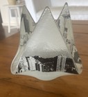 Jones Glassworks Seattle, Glass Votive Candle Holder MT. Ranier, Space Needle — photo 3
