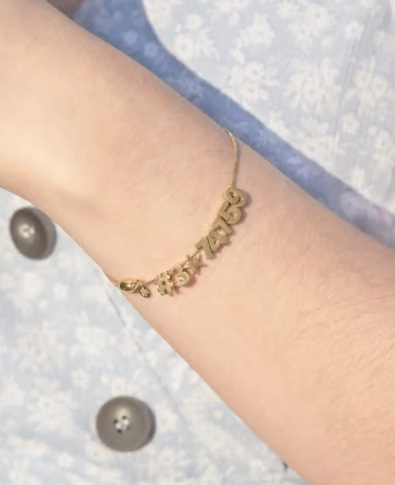 ALEX AND ANI Hashtag "#" Slider Charm, Gold Over 925 Silver, New In Sealed Bag!! - Image 2 of 4