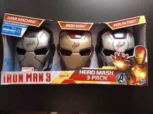 Details About Stan Lee Signed Marvel Iron Man War Machine Iron Patriot Set Stan Lee Hologram