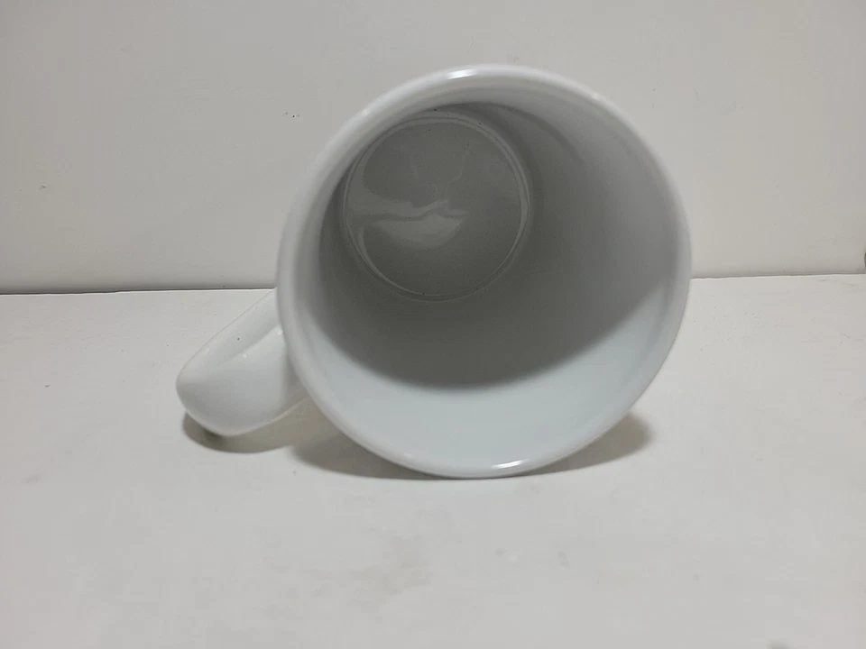 Taza de café de gres blanco Royal Norfolk "Car Guy" taza de vajilla grande 10 OZ Foto 4 de 4