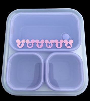 Custom Name Mickey Mouse Decal Sticker For Kids Lunch Box, Permanent Vinyl