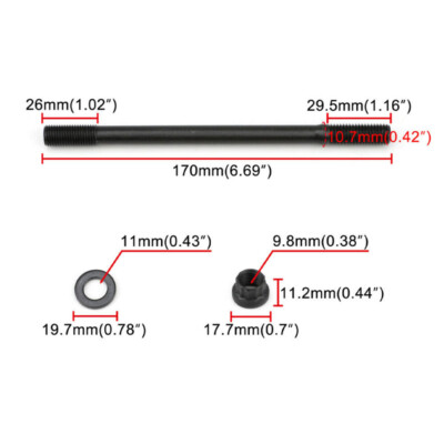 Cylinder Head Stud Kit For Honda Acura K20 K24 K Series K Swap RSX Si 208-4701 E - Foto 8