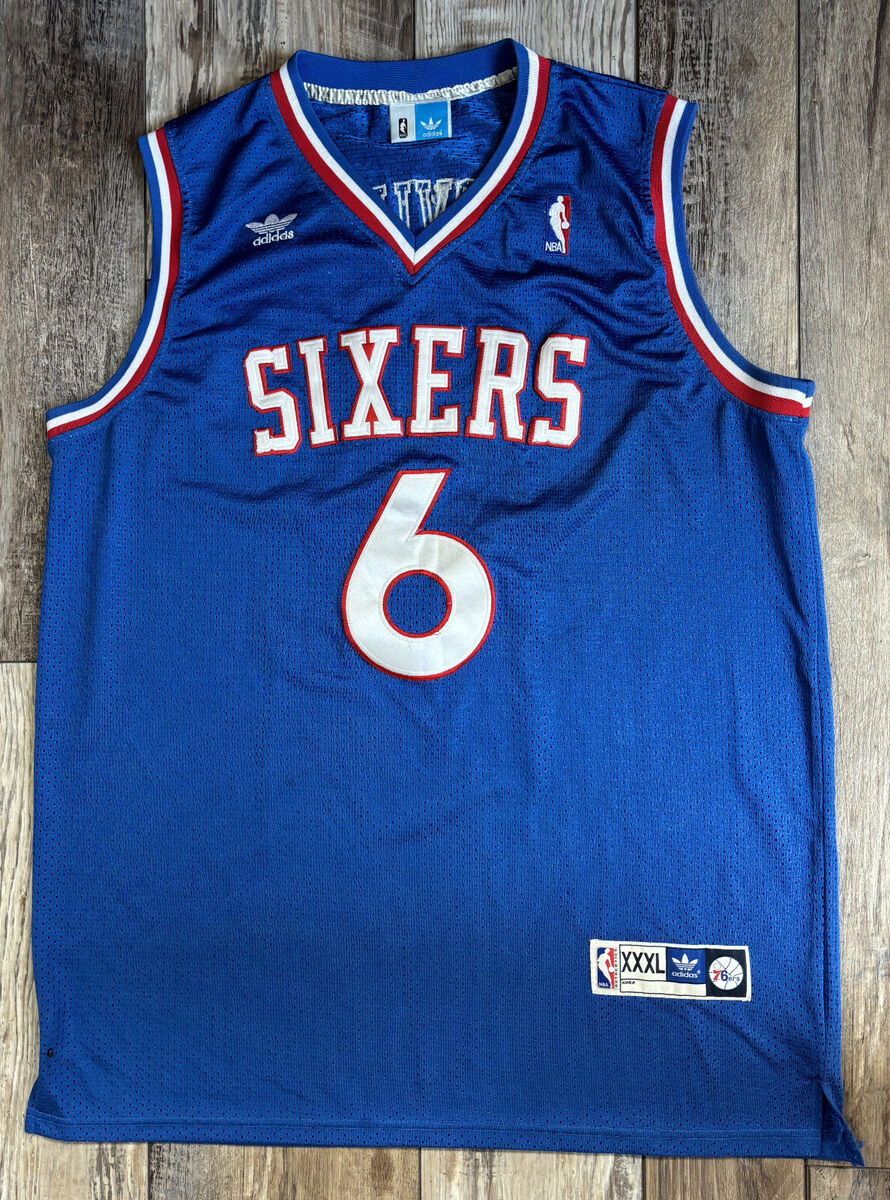 Julius Erving #6 Philadelphia 76ers Basketball Jersey adidas Julius Erving #6 Philadelphia 76ers Basketball Jersey adidas
