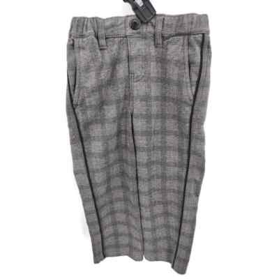 Tea boy's gray plaid casual dress pants in size 4
