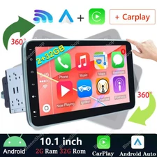 10.1" Rotatable Touch Screen Android 13 Car Stereo Radio Double 2DIN GPS WIFI BT