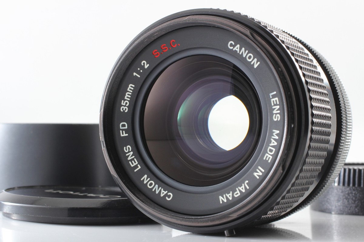 Near MINT] Canon FD 35mm f2 s.s.c. wide Angle MF Lens From