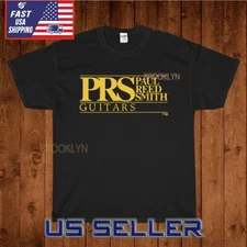 NEW PRS PAUL REED SMITH GUITARS LOGO MEN'S T-SHIRT FUNNY AMERICAN USA SIZE S-5XL