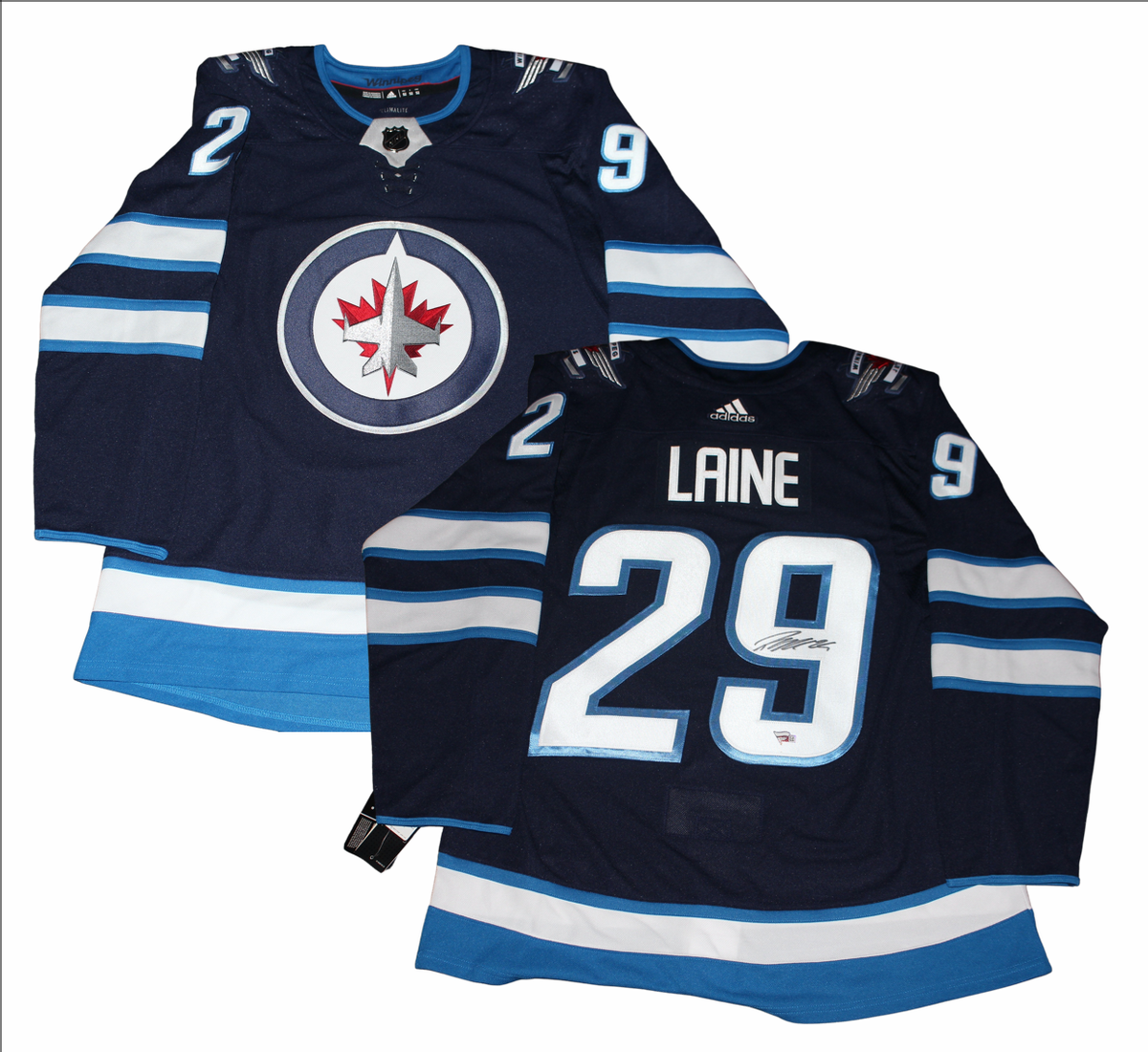Patrik Laine Autographed Winnipeg Jets Adidas Jersey