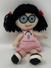 David And Goliath Trendy Wendy Plush Stuffed Soft Doll Bendable Arms 2003 8.5”
