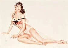 ALBERTO VARGAS Art Poster or Premium Canvas Print "AVA GARDNER" #94