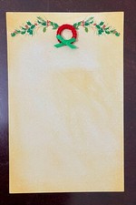 Set of 10 Christmas Invitation Stationary Letterhead for Inkjet Printer Holiday