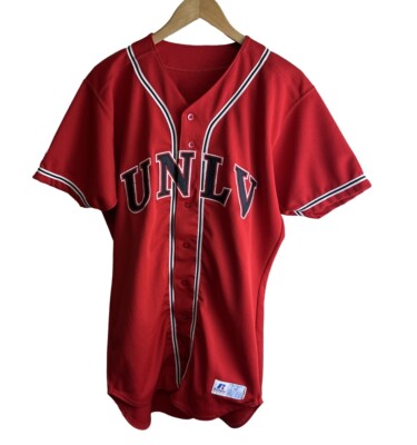 VTG UNLV Rebels Men s Baseball NCAA Player Worn Russell Athletic Jersey Size 42
