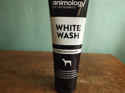 white wash dog shampoo