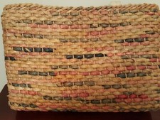 VTG Seagrass WOVEN BASKET Original Large Purse 18" X 12" X 6"