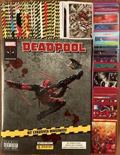 Panini Deadpool (2024) - Komplett Set - alle 192 Sticker & 50 Karten + Album