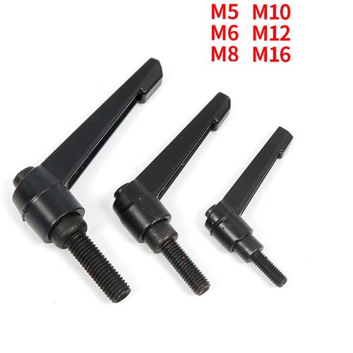 Adjustable Clamping Lever Male Black Knob M4 M5 M6 M8 M10 M12 M14 M16 - Picture 4 of 71