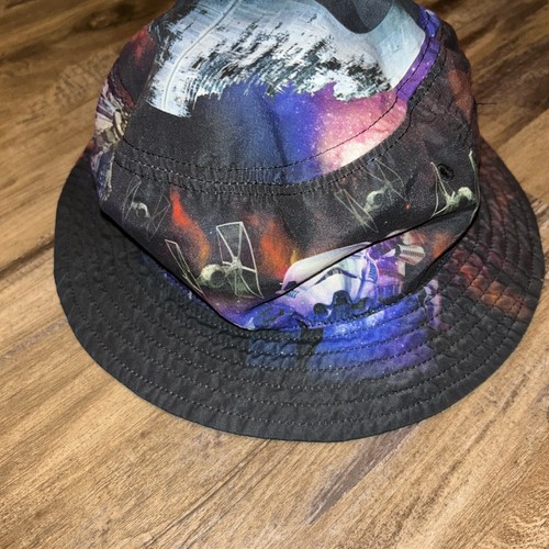 Death Vader Bucket Hat Sun Cap One Size Youth Lucas Films Star Wars Tagged RARE - Picture 2 of 5