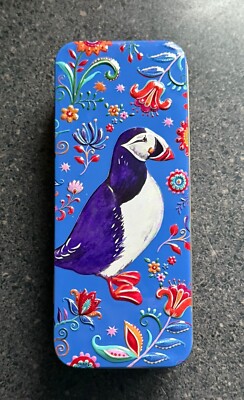 Heathcote & Ivory MERRY & WILD Hand Cream 3.4fl oz SEALED Puffin design gift Tin