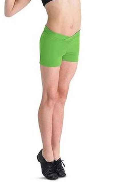 booty shorts green
