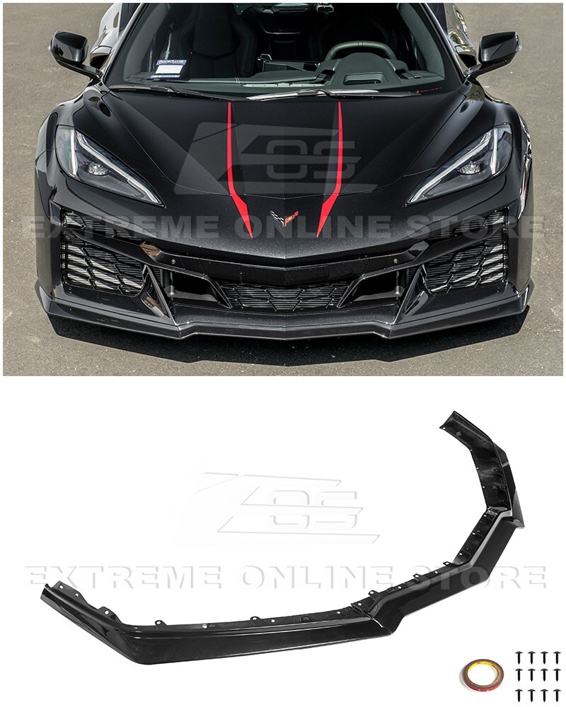 Z07 Package PAINTED CARBON FLASH Front Bumper Lip Splitter 23-Up