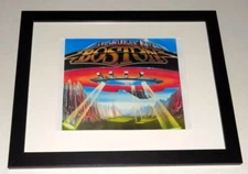 Framed Boston "Don't Look Back" Rock Album Cover Tour Poster 14" by 17"