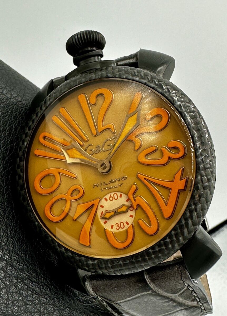 GaGa Milano Manuale 48 Limited Edition Carbon Fiber Swiss GaGa Milano Manuale 48 Limited Edition Carbon Fiber Swiss
