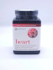 YouTheory Heart Resveratrol K2 Beetroot, 150 Vegetarian Capsules EXP 08/2026