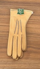 NEW Vintage 1950s 1960s Ladies Deerskin Aristocrat Leather Gloves 6.5 NWT