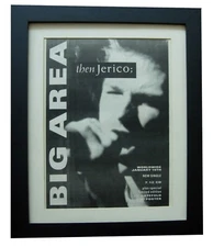THEN JERICO+Big Area+POSTER+AD+ORIGINAL 1989+QUALITY FRAMED+EXPRESS WORLD SHIP