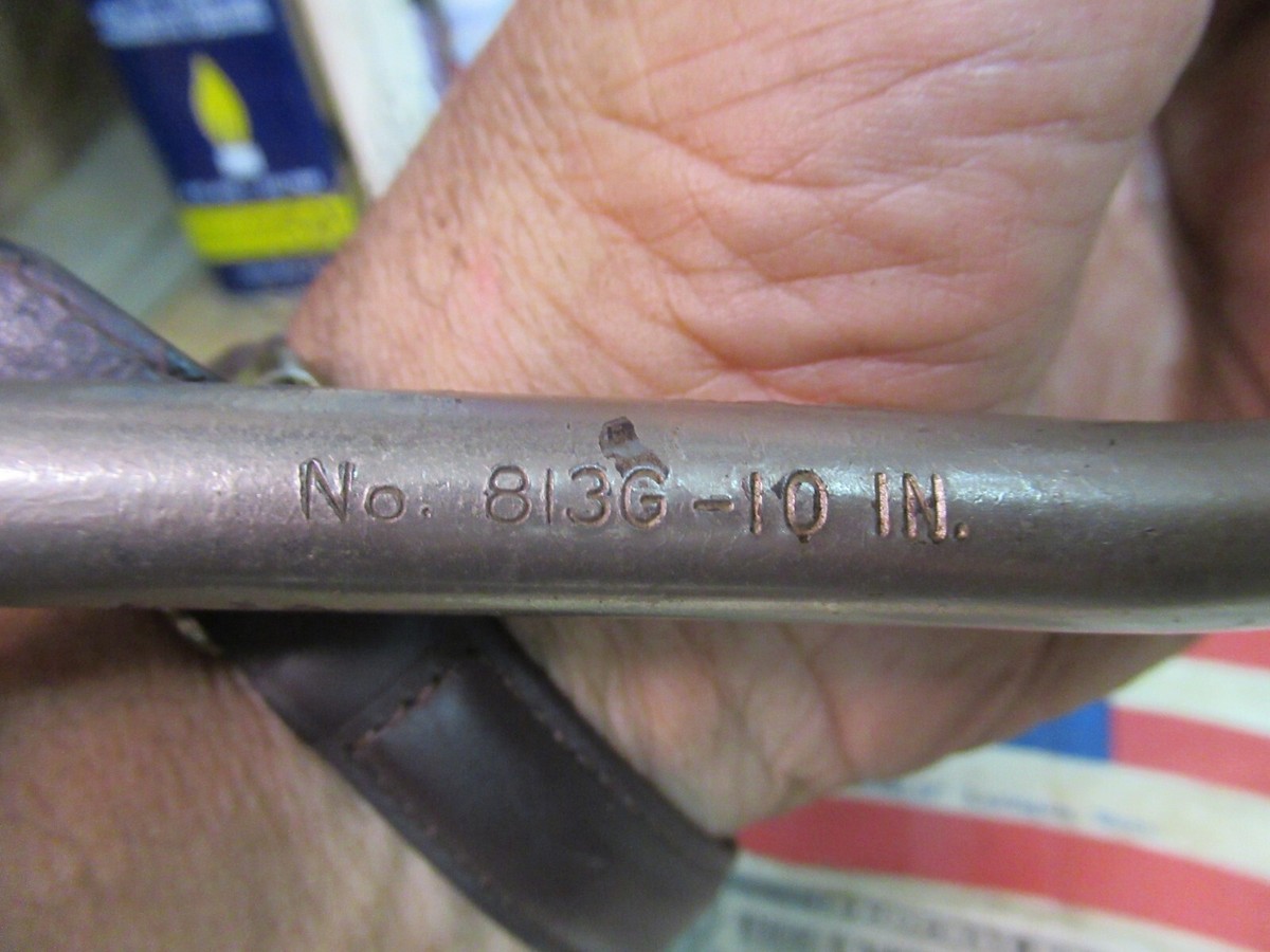 Vintage Stanley No 813G, 10” Sweep Bit Brace Drill. Universal Jaws