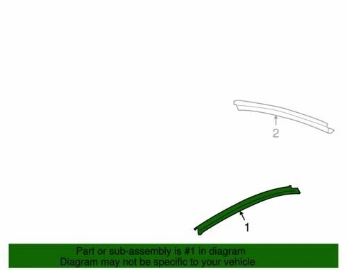 Pontiac G6 Base GT GXP 3,9 L V6 genuino GM 2006-2009 - Moldura delantera de gas 15934391 Foto 2 de 2