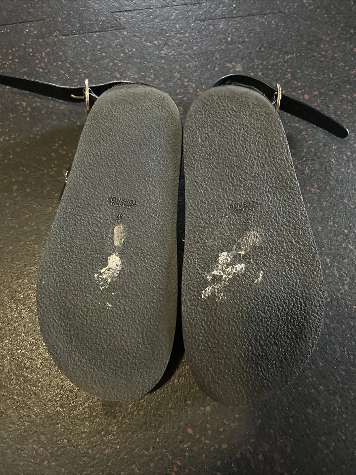 Topshop Ankle Strap Platform Sandals With Studs Sz 37  - Image 4 of 4