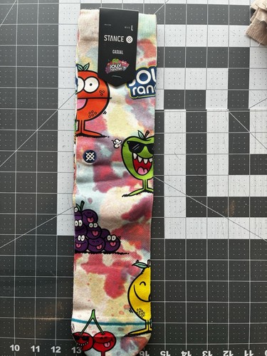 STANCE x Jolly Rancher lässige Crew-Socken Gr. L Large (9-13) Batik