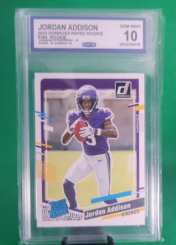 2023 Panini Donruss - Rated Rookie Jordan Addison #368 (RC)