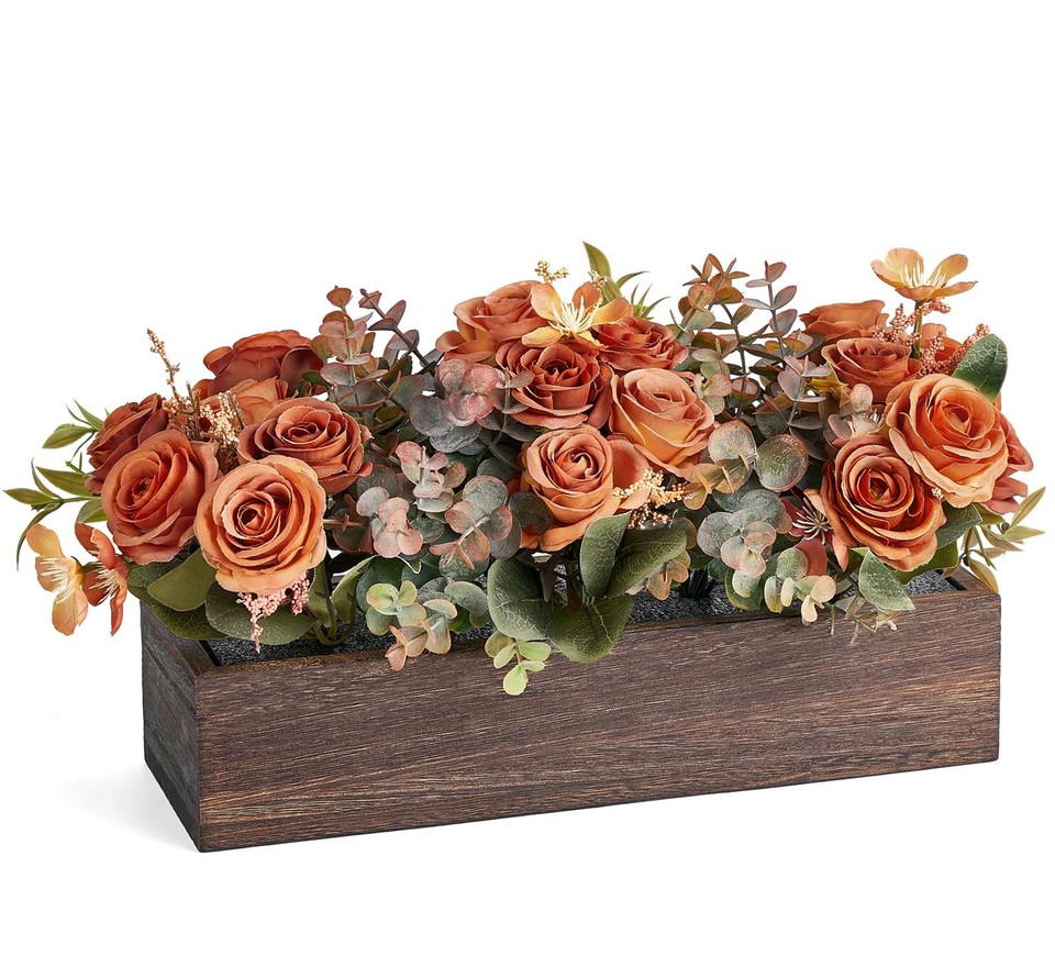 Décoration Centre De Table Automne - Citrouilles Artificielles, Style Récolte - Pour Intérieur, Thanksgiving, Halloween, Salon, Bureau
