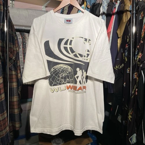 Wu-Tang Clan Wu Wear Worldwide T-Shirt Men's XL USA M 1990s vintage concert t-shirt, vintage, size XL, single stitch, B+ condition