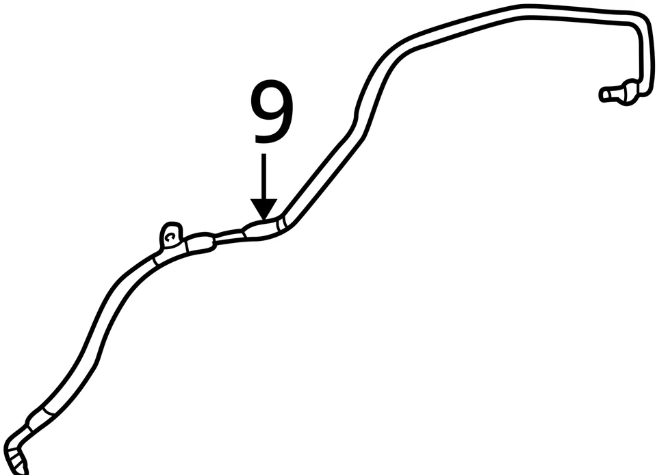 CHRYSLER A/C LIQUID LINE 5003979AA NUEVO OEM 5003979AA Foto 3 de 3