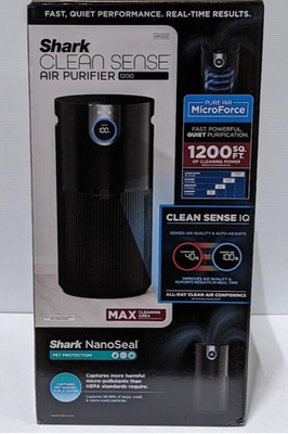 Shark Air Purifier Max True HEPA Filter Large Room Smart Sensing Clean Air HP202