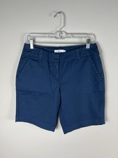 NWT Vineyard Vines Women's 9" Everyday Shorts Navy Cotton Size 4
