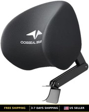 Memory Foam Headrest Attachment for Office Chair, Adjustable Lumbar Support